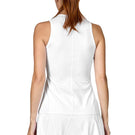 Sofibella Women's Center Line Full Back Tank - White