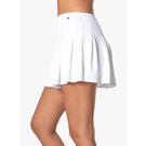 Lucky In Love Women's Winning Streak High Waist Skirt - White