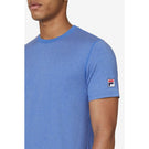 Fila Men's Essentials Short Sleeve Tennis Crew - Dazzling Blue Heather