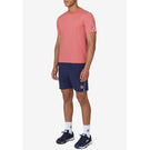 Fila Men's Essentials Short Sleeve Tennis Crew - Fila Red Heather