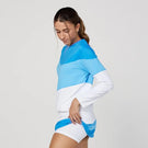 Sofibella Women's New Wave 15" Skort - White/Blue