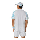 Asics Men's Game Short Sleeve - Brilliant White/Teal