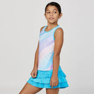 Sofibella Girls Watercolor Tank - Blue/Watercolour