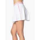 Lucky in Love Women's Shockin' Classics High Waist Stripe Skort - White