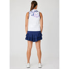 Sofibella Women's Lilac Dream Sleeveless Zip Polo - Cloud Cover