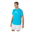 Asics Men's Court Graphic Tee - Digital Aqua