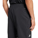 adidas Men's Club 3 Stripe 7" Short - Black