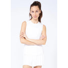 Lija Women's Split Tank - White