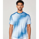 SB Sport Men's Energy Dots Short Sleeve - White/Blue