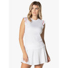 Lucky in Love Women's Shockin' Classics Rib Tank - White