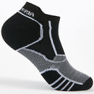 Thorlo Experia Prolite Ultra-Light Cushion No-Show Socks - Black/White