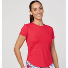 Sofibella Women's Wild Flowers Short Sleeve - Berry Red