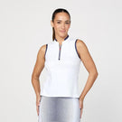 Sofibella Women's Wild Flowers Sleeveless Top - White