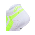 Asics Nimbus Plus Single Tab 1 Pack Socks - Brilliant White/Safety Yellow