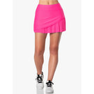 Lucky In Love Women's Essentials Long Swift Pleated Skirt - Shocking Pink