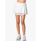 Lucky In Love Women's Essentials High Waist Premier Skirt - White