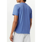 Fila Men's Essentials Scallop Hem Heather Crew - Dazzling Blue Heather