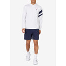 Fila Men's Essentials Longsleeve Hoodie - White/Fila Navy