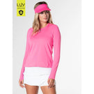 Lucky In Love Women's Essentials High Low Breezy Longsleeve - Taffy