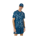 Asics Men's Game Short Sleeve - Mako Blue/White