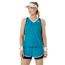 Asics Women's Match Actibreeze Tank - Teal Blue