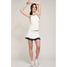 Lija Women's Holiday '24 Distract 13" Skort - White/Eggplant