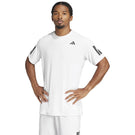 adidas Men's Club 3 Stripe Tee - White