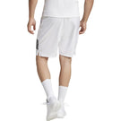 adidas Men's Club 3 Stripe 7" Short - White/Black