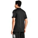 adidas Men's Club 3 Stripe Polo - Black