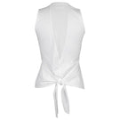 Lija Women's Tie Back Tank - White