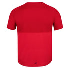 Babolat Men's Play Crew Neck Tee - Tomato Red