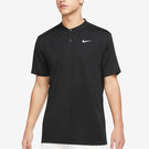 Nike Men's Blade Henley Polo - Black/White