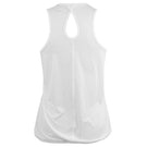 Lija Women's New Rules Press Tank - White/Aqua