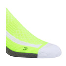 Asics Nimbus Plus Single Tab 1 Pack Socks - Brilliant White/Safety Yellow