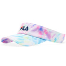 Fila Tie Dye Visor - White/Cotton Candy