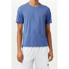 Fila Men's Essentials Scallop Hem Heather Crew - Dazzling Blue Heather