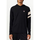 Fila Men's Essentials Longsleeve Hoody - Black/Angora