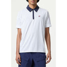 Fila Men's Casa Performance Iconic BB1 Polo - White/Fila Navy