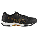 Asics Men's Gel-Rocket 11 - Wide 2E - Black/Pure Gold