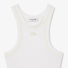 Lacoste Women's Slim Fit Modal Rib Tank - White