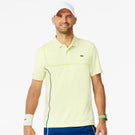 Lacoste Men's Ultra Dry Pique Tennis Polo - Pollen Yellow