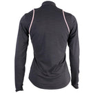 Sofibella Women's Shades of Pink Longsleeve 1/2 Zip - Black Melange