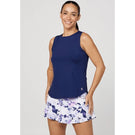 Sofibella Women's Lilac Dream Tank - Navy