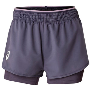 Asics Women's Match Short - Greyish Purple