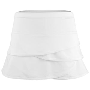 Lucky in Love Women's Essentials Scallop 12.5" Skort - White