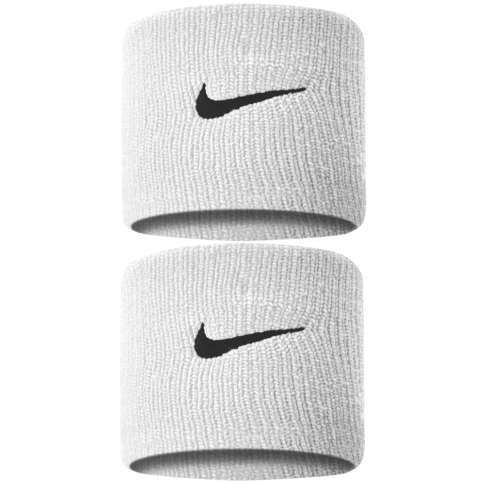 Nike Swoosh Wristbands - White/Black