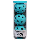 Franklin Pickleball X-26 Indoor 3 Pack - Blue