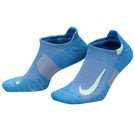 Nike Multiplier No-Show 2 Pack Socks - Blue