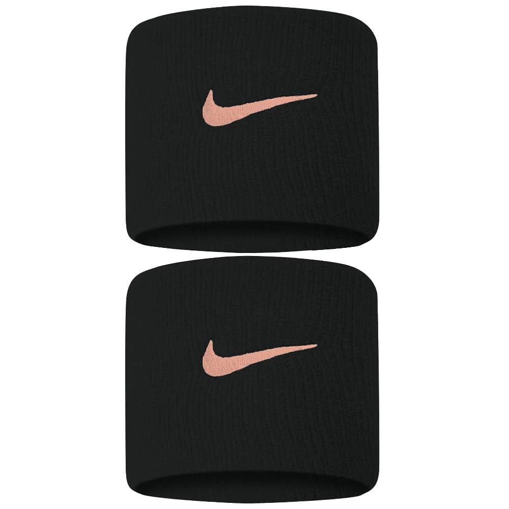 Nike Swoosh Premier DriFit Wristbands - Black/Crimson Tint