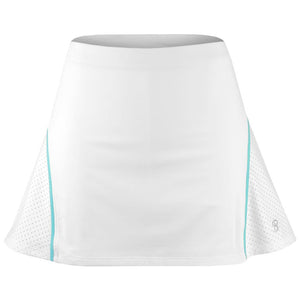 Sofibella Women's On the Dot 13" High-Waisted Skort - White/Air